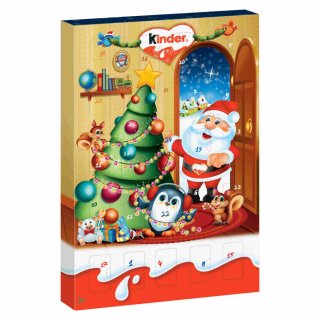 Kinder Mini Mix Adventskalender Motiv: BAUM mit mini kinder Bueno, Country und Schokolade (152g)