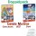Kinder Mini-Mix Adventskalender Doppelpack beide Motive mit mini kinder Bueno, Country und Schokolade (152g) + usy Block