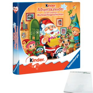 kinder Mix Adventskalender Ravensburger Leserabe (109g) + usy Block