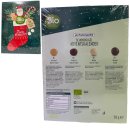 dm Bio Schokokugel Adventskalender "24 schokoladige Kugeln" 3er Pack (3x70g) + usy Block
