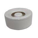 WACA Windaschenbecher aus Melamin mit Deckel Weiß...