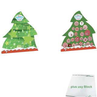 Ferrero Kinder Happy Moments Mini Mix Adventskalender beide Motive (2x133g Packung) + usy Block