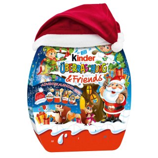 Ferrero Kinder Überraschung Adventskalender Motiv: Weihnachtsbaum (431g Packung)
