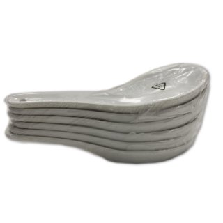 ZHG Beilagenlöffel aus Porzelan (6 Stck.)