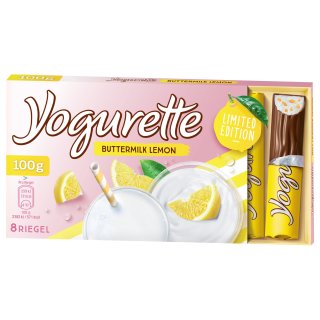 Yogurette Buttermilk Lemon Limited Edition 8 Riegel (100g Packung)