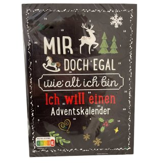 usy Adventskalender Sprüche "mir doch egal wie alt ich bin ...." (75g)