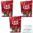 KitKat Christmas Break einzeln verpackt 3er Pack (3x 9x11g Beutel) + usy Block