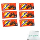 Ovomaltine Crunchy chocolat noir suisse à l´Ovomaltine 6er Pack (6x100g dunkle Schokoladen Tafel) + usy Block