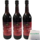 Pflaumenwein - original aus China 10,5% Vol 3er Pack (3x0,75l Flasche) plus usy Block