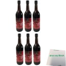 Pflaumenwein - original aus China 10,5% Vol 6er Pack (6x0,75l Flasche) plus usy Block