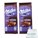 Milka Schokolade Patamilka 2er Pack (2x100g Tafel) + usy...