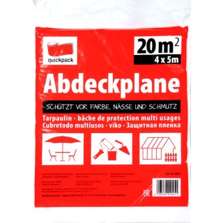 Abdeckplane 4 m x 5 m (20 qm)