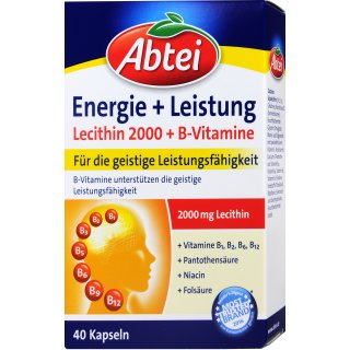 Abtei Energie + Leistung Lecithin 40 er