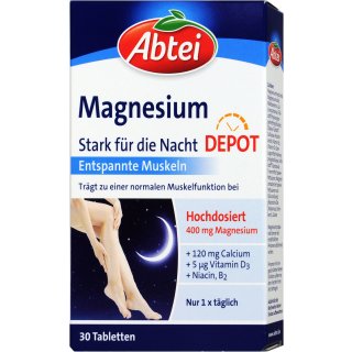 Abtei Magnesium Stark für die Nacht 30 er