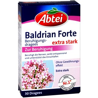 Abtei Nachtruhe Baldrian Forte 30 er