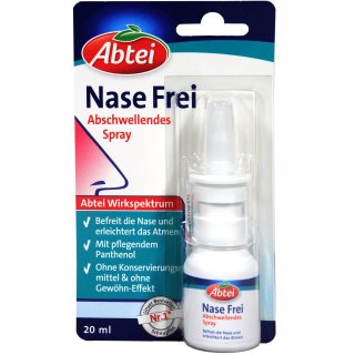 Abtei Nase Frei Abschwellendes Nasenspray (20ml Packung)