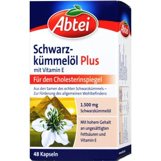Abtei Schwarzkümmelöl Plus 48 er