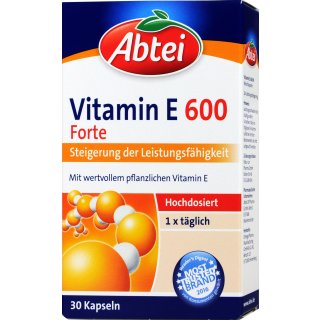 Abtei Vitamin E 600 Kapseln 30 er