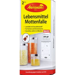 Aeroxon Lebensmittel Mottenfalle 2 er