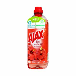 Ajax Allzweckreiniger Hibiskusblüten (1l Flasche)