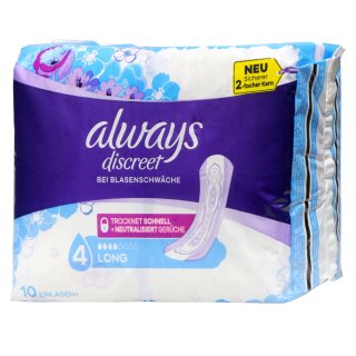 Always discreet Inkontinenz Einlagen long (10 St)
