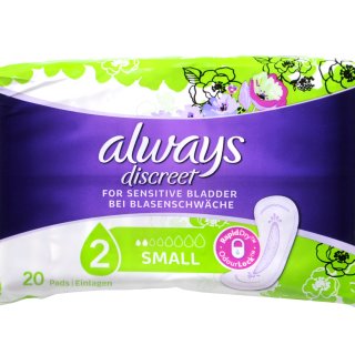 Always discreet Inkontinenz Einlagen S (20 Einlagen)