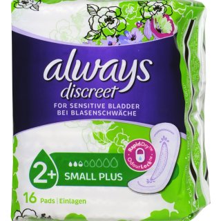 Always discreet Inkontinenz Einlagen Small Plus (16 St Packung)
