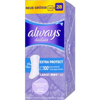 Always Slipeinlagen Large 28 er