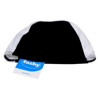 Badehaube Herren Stoff Schwarz / Weiß 20899