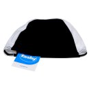 Badehaube Herren Stoff Schwarz / Weiß 20899