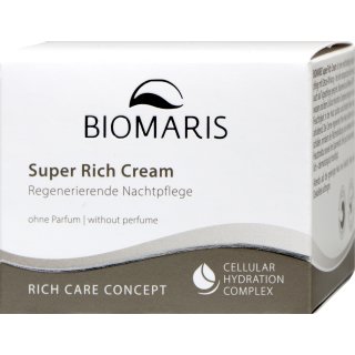 Biomaris Super Rich Cream regenerierende Nachtpflege Tiegel  50ml