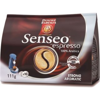 Kaffeepads Senseo Douwe Egberts "Espresso", 10x 16 Stck.