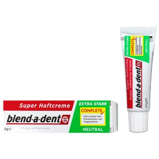 Blend-a-Dent Super Haftcreme Extra Stark Neutral (47g Tube)