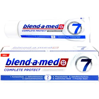 Blend-a-Med Complete Protect 7 Kristallweiß (75ml Tube)