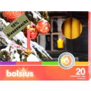 Bolsius Baumkerzen natural gelb Bienenwachs 10%...