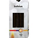 Bolsius Spitzkerze kastanienbraun 245 x 14 mm