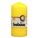 Bolsius Stumpenkerze gelb 120 x 58 mm