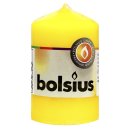 Bolsius Stumpenkerze gelb 80 x 48 mm