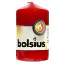Bolsius Stumpenkerze rot 80 x 48 mm