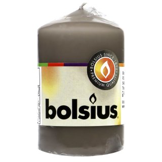 Bolsius Stumpenkerze warmes grau 80 x 48 mm