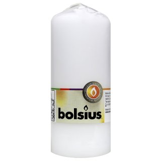 Bolsius Stumpenkerze weiß 150 x 58 mm