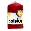 Bolsius Stumpenkerze Bordeaux 80 x 48 mm