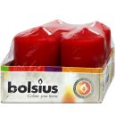 Bolsius Stumpenkerze Rot 60x40mm (4 St)