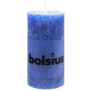 Bolsius Stumpenkerze Rustik Dunkelblau 10 x 5 cm