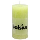 Bolsius Stumpenkerze Rustik Pastellgrün 10 x 5 cm