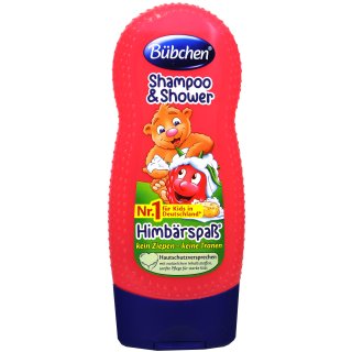 Bübchen Shampoo + Shower Himbärspaß (230ml Flasche)