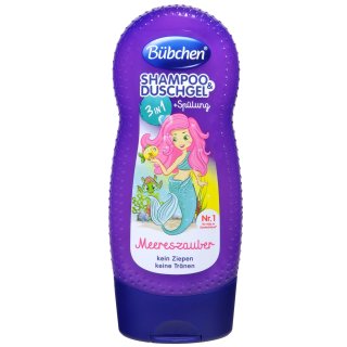 Bübchen Shampoo + Shower 3 in 1 Meereszauber (230ml Flasche)