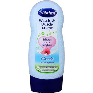 Bübchen Wasch und Duschcreme Sensitiv (230ml Flasche)
