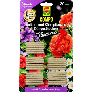 Compo Düngestäbchen Guano Balkon 30 er