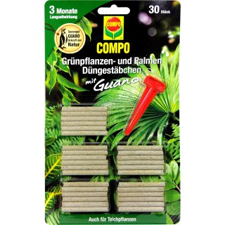 Compo Düngestäbchen Guano Grünpflanzen (30 Stäbchen)
